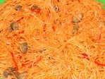 Салат из моркови по-корейски с грибами